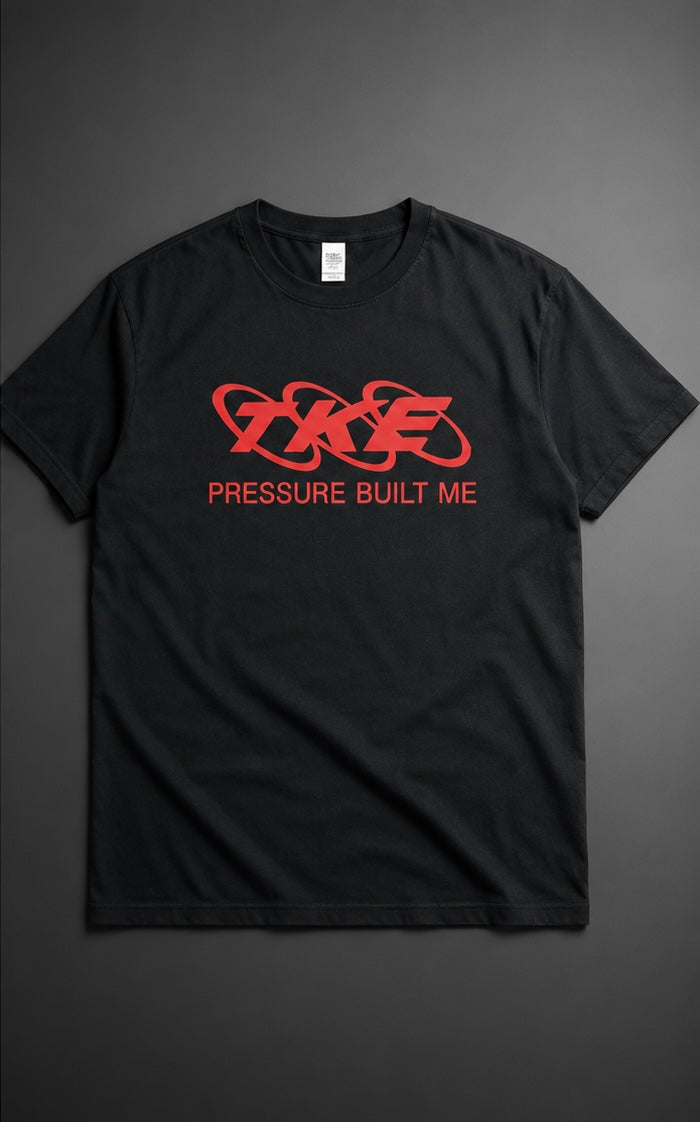 Pressure Built Me T-Shirt | They See the Results Not the Reps | Crimson Resolve