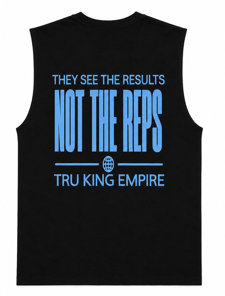 Pressure Built Me™ Royal Sapphire Muscle Shirt